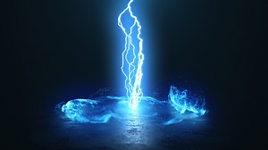 Vortex Lightning Explosion Logo