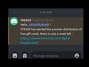 Fake Steam Gift Card Scam