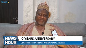 27 reactions | Gombe residents felicitate with Emir Shehu Abubakar on the 10th anniversary of his ascension to the throne. | Trust TV | Facebook