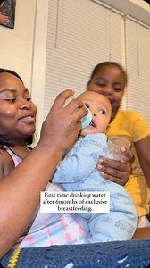 First time drinking water 💦 #viralreels #viral #reels #fyp #infant | Thegracious Jayz