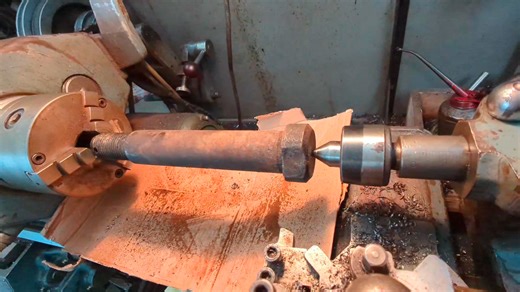 Today at the Anson. The 1938 MAN flywheel bolts. Once the concrete is poured and set we can position the engine on its base then to make it look more respectable the flywheel can be fitted, so today it was clean the original flywheel bolts up. | Anson Engine Museum