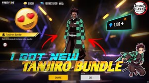 🔥🎉 Exciting News, Free Fire Warriors! 🔥🎉 🌟 Get ready to experience the thrill of the Tanjiro Bundle in the brand-new Event Diamond Spin on Garena Free Fire! 🌟 👉 Witness the ultimate fusion of style and strength as you embark on an epic journey with the iconic Tanjiro Bundle. This limited-time event is your chance to acquire this legendary outfit that will make you stand out on the battlefield like never before! 🔥 Here's what you need to know about the Event Diamond Spin: 🔸 Duration: [Sp