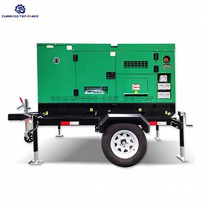 [Hot Item] 50kw Trailer Silent Generators with Engine Generator Diesel 65kVA Portable Generator Price