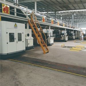 [Hot Item] 5 Ply Steam Heating Corrugated Cardboard Production Line Corrugated Box Making Machine