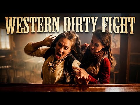 Western Brutal Fight/Final fight girl vs girl/all action