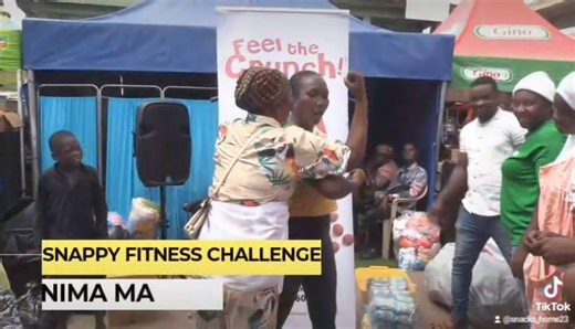 Snappy fitness challenge at Nima market was another success and of course fun! Our next location: Mallam Attah market on 2nd May,don't miss out! #snappyfitnesschallenge #snackideas | Foodtech Ltd