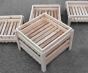 Stackable Wooden Storage Crates