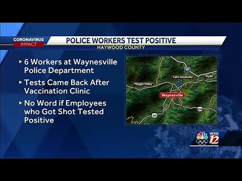 Waynesville NC PD covid cluster