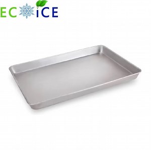 [Hot Item] Ice Tray Aluminum Freezer Tray Seafood Food Aluminum Tray Freezing Pan Seafood Freezing Frame Frozen Tray