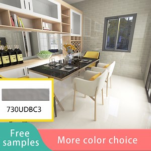 [Hot Item] 3X12 Inches Dark Grey Subway Tile for Bathroom/Kitchen/Washroom Decoration