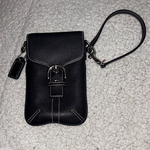 Coach vintage glovetanned mini Soho buckle flap bag  Pouch wristlet Pristine