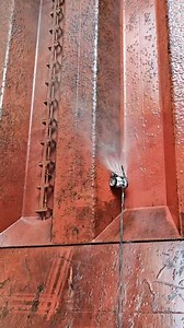 Bulk Carrier Cargo Hold Cleaning Robot - WallHiker CH-02! ✅Magnetic adsorption, cover up 95% hold surface ✅Remote Control ✅High pressure washing #robotics #bulkcarrier #cargoholdcleaning #fleetmanagement | AKA Robotics