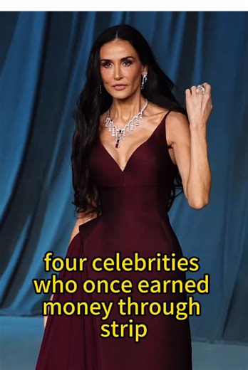 Four celebrities who once made money through striptease performances. The last one appeared almost completely naked on stage. #celebrity #usa #new #fyp #hollywood #actor #cardib #kaleycuoco #channingtatum