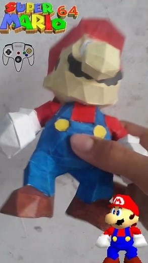 papercraft mario 64 ‪@NintendoAmerica‬