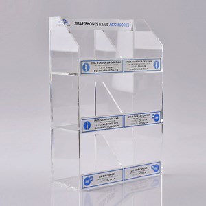 [Hot Item] Acrylic Display Rack, Organic Glass Electronic Product Display Rack, Promotional Storage Rack
