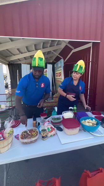 Your Wilson County State Fair celebrity cook-off winners are — Jennifer Kraus NC5 and Levi Ismail. | NewsChannel 5 Nashville