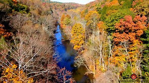 Flying To Pleasant Hill Dam Down The Valley Fall Tour #fall #autumnvibes | Timeless Aerial Photography
