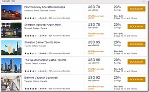 SPG Hot Escapes Offers Cold Canada Deals – Loyalty Traveler