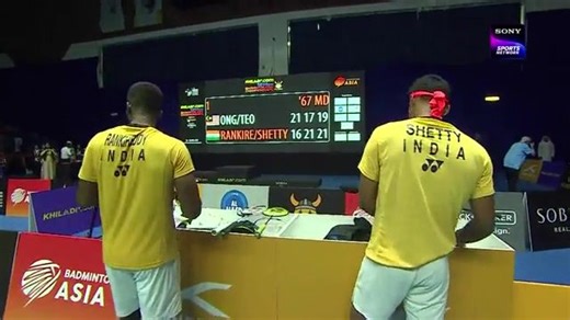 Golden Smash... India 🇮🇳 is proud of #SatwikSairaj & #ChiragShetty for becoming the first Indian 🏸 duo to win Gold🥇at the #BadmintonAsiaChampionships . Hearty congratulations to Satwik Sai Raj Rankireddy & Chirag Shetty for this historic achievement. Keep winning & shining for India! #BAC2023 #satwikchirag #Badminton #bac2023 #historic #Gold #champions #india #indianbadminton | Prakash Javadekar