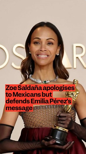 Zoe Saldaña has apologised to Mexicans who were offended by the controversial musical Emilia Pérez. After she picked up the Best Supporting Actress Oscar for her role in the Netflix movie, she was told by a Mexican journalist that the film was “really hurtful for us Mexicans”, to which she responded to by apologising. However, she also defended the film, adding that the message of the movie was not Mexico, and instead, the film was about friendship and women. Despite being nominated for 13 Oscar