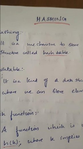 Hashing brief introduction🆓 Data structure