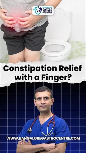 Constipation Relief with Finger | Safe or Risky? Doctor Explains the Right Way | India Health Tips