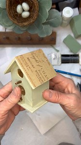 39K views · 447 reactions | Looking for a sweet spring decor idea? Nothing else screams spring like a birdhouse and birdnest! This wood "rake" from Goodwill was the perfect piece to create this adorable shelf sitter. 諸 #restorationofheartandhome #spring #springdecor #birdhouse #birdnest | Southern Crossroads Creations LLC | Facebook