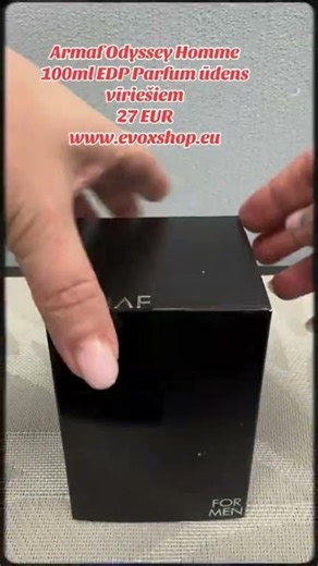 Armaf Odyssey Homme EDP 100ml — spēcīgs vīriešu aromāts