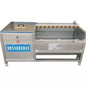 [Hot Item] Taro Cassava Ginger Carrot Potato Cleaning and Peeling Machine