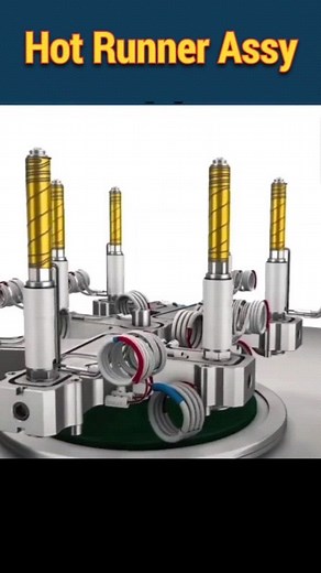 Hot Runner Assembly 😍 For Plastic Mould #plasticmould #hotrunner #injectionmoldingmachine | HassanPlas