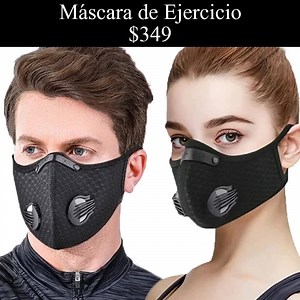 MASCARA DEPORTIVA PARA ENTRENAMIENTO REUTILIZABLE CON FILTRO - HOMBRES Y MUJERES – precio: $349 - envío GRATIS- MATERIALES PREMIUM – Esta mascara deportiva está fabricada de un material de Polyester y spandex de alta calidad, ofreciendo una excelente permeabilidad. Contiene un filtro de 5 capas de tela Nowoven y fibra de carbono que hacen la respiración más limpia. MAS PROTECCIÓN – Esta máscara filtra hasta un 98% de la tierra, polvo, humo, y partículas que pasan a través de su filtro. Ideal par