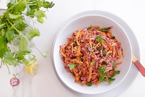 Salade de carottes et betteraves râpées • La petite bette