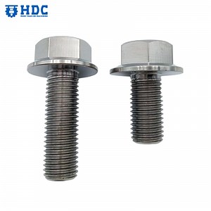[Hot Item] Anodized Color Titanium Alloy Casting CNC Machining Screw Stud Bolts Nuts Set Custom CNC Parts
