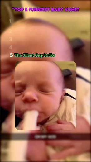 Top 5 Funniest Baby Vomit Moments Ever! #funnybabies #babyfails #top5moments