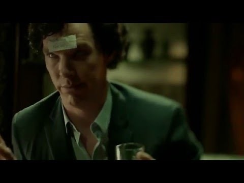 Sherlock BBC - STAG NIGHT scene - Johnlock