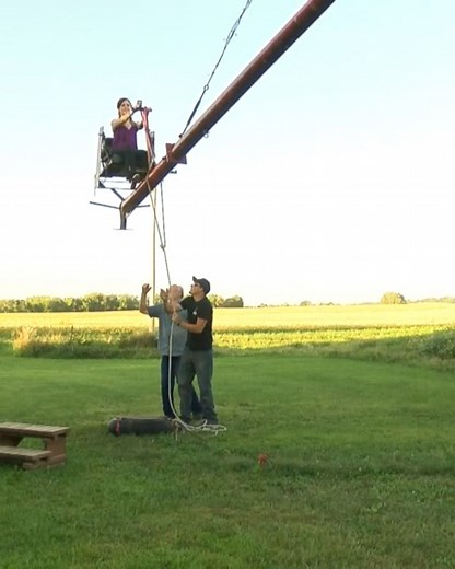 Illinois Man Attempts to Set Teeter-Totter Record