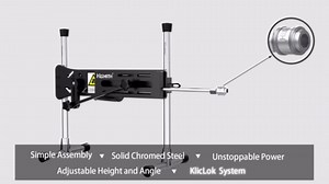 Hismith Premium Sex Machine, APP Controlled 100W Power Pink Love Machine with KlicLok System, Thrusting Machine with 5 attachments