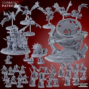 Lizardmen Miniatures Bundle - Ghamak - 32mm Wargaming Figures; Pyrosalamander, Knights & Pterodactyl Riders - Etsy UK