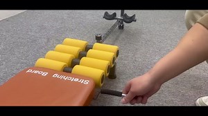 Massage Traction Bed Table, Cervical Lumber Spine Back Stretcher Traction Bed for Tension Relief, Back Decompression- Up to 287 lbs Weight Capacity, Adjustable Length from 55 to 73 inches (Brown)