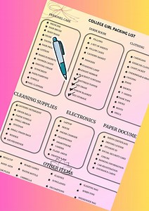 Ultimate College Student Checklist: Must-have Essentials for University Life in 2025 - Etsy UK
