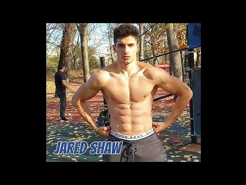 Beautiful Muscle Boy | Jared Shaw | Flexing his Muscle in the Park