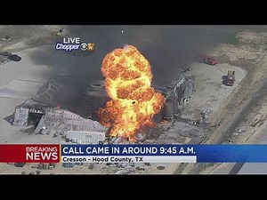Caught On Camera: Large Explosion In Chemical Plant Fire In Hood County