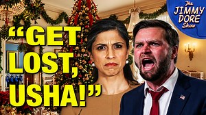 11K views · 364 reactions | JD Vance BANS Wife Usha From Celebrating Christmas! | The Jimmy Dore Show | Facebook