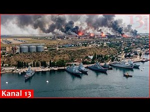 Ukraine pounds Black Sea Fleet command center in Crimea, drone sites, military positions in Russia