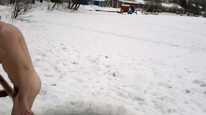skinny dipping in iced lake