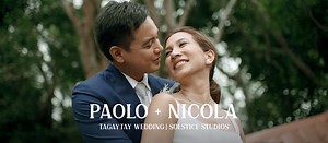 Paolo and Nicola Same Day Edit Video: Solstice Studios Photo: Ian Santillan Coordination: Empire Weddings "My dearest Nicola, my love, we made it. It probably took us a while to reach this point but we're here. Because of you, I realized that perfection cannot be rushed." - Paolo #solsticestudios #weddingsph | Solstice Studios