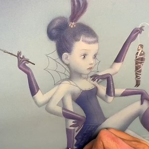 Looking back on these finishing touches - “The pleasure is all mine” by Nicoletta Ceccoli. ... #beautifulbizarre #figurativeart #popsurrealism #NicolettaCeccoli #artcollectors #surrealart #contemporaryart #artinspiration #creativity #paintingoftheday | Beautiful Bizarre Magazine