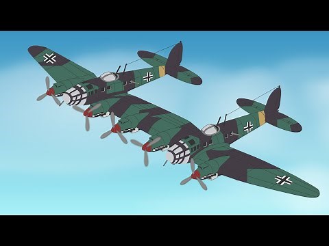 Why were these 2 planes stuck together? (World War II)