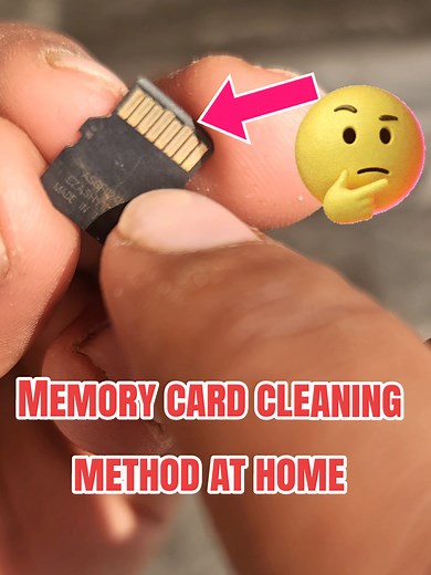 memory card cleaning method at home Full #tutorialestiktok #unfreezemyacount🙏 #pleasedontunderreviewmyvedios🔥 #trick #memorycard