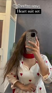 Get ready to spread some love with our Heart Print Dress, available...